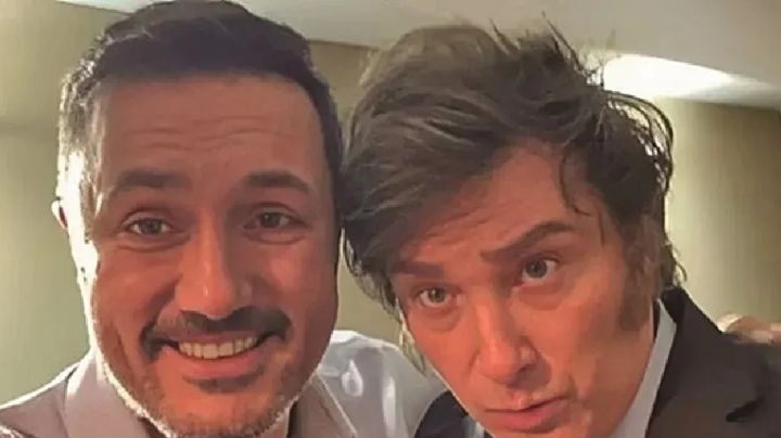 Milei le dio la bienvenida a Petri