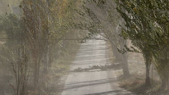 Zonda: suspendieron las clases presenciales en Malargüe