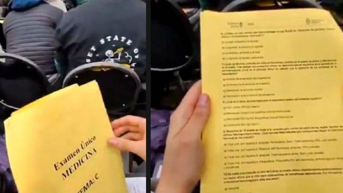 Cómo en Los Simuladores, así se copiaron en el examen de Residencias Médicas