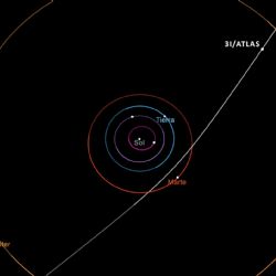 Nuevas imágenes del veloz cometa interestelar que visita el sistema solar