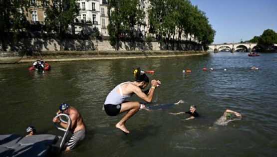 Un siglo después, los bañistas volvieron a nadar en el Sena