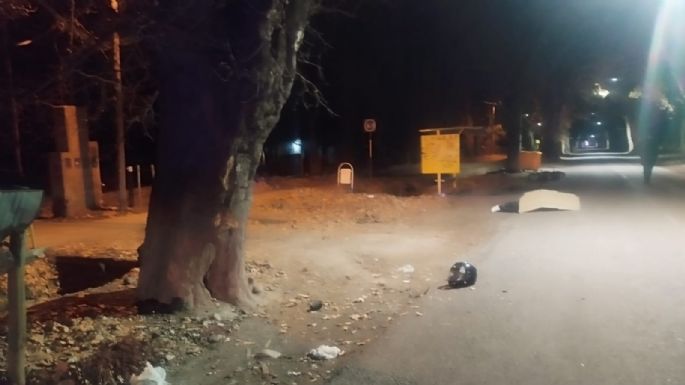 Un motociclista murió al chocar contra un árbol