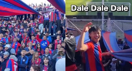 Es japonés, quiso practicar su español con un desconocido y terminó en la hinchada de San Lorenzo 