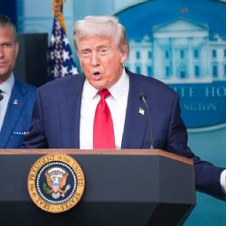 “Voy a Rusia el viernes”, confirmó Trump