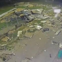 Un vendaval arrancó los techos de una cárcel en Nebraska