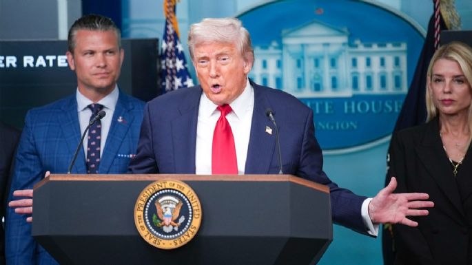 “Voy a Rusia el viernes”, confirmó Trump