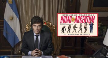 Milei defendió la película de Francella