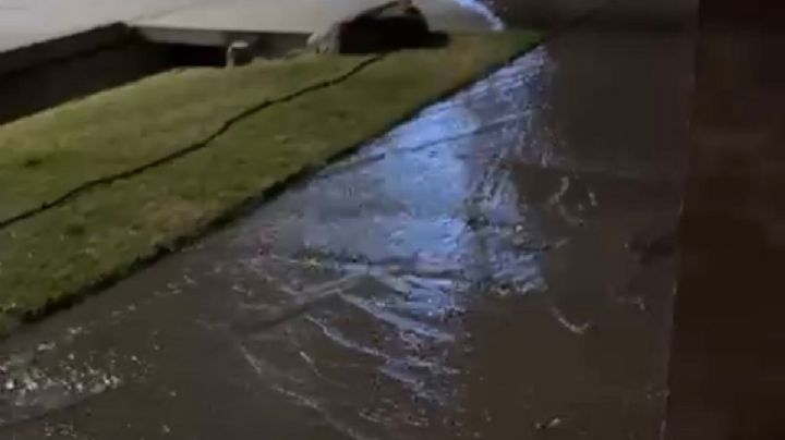 Vecinos del barrio Maristas denuncian un "río" en las calles
