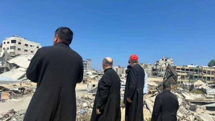 Gaza: sacerdotes argentinos le ponen cuerpo al horror