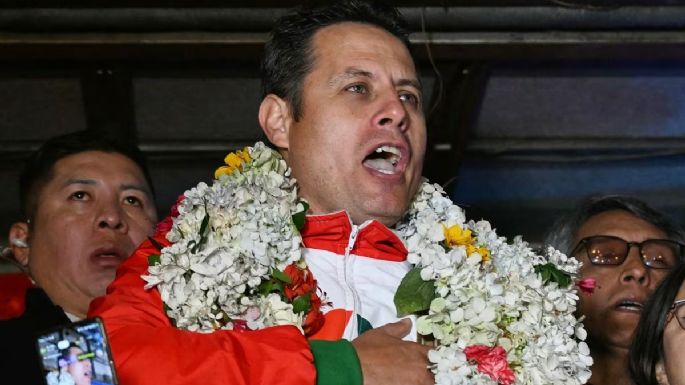 El expolicía viral que aspira a la vicepresidencia en Bolivia