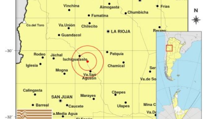 Tembló fuerte en La Rioja y se sintió en Mendoza