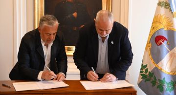 Cornejo anunció una fuerte inversión en la comuna de su nuevo aliado
