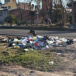 Luján de Cuyo: la basura se adueña del Acceso Sur