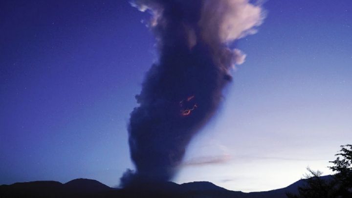 Alarma en Japón con la erupción de un volcán