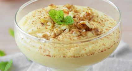 Increíble copa de sambayón y dulce de leche