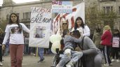 Foto ilustrativa de la nota titulada: Movilización con el veto a la ley de Emergencia en Discapacidad 