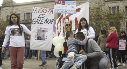 Movilización con el veto a la ley de Emergencia en Discapacidad 