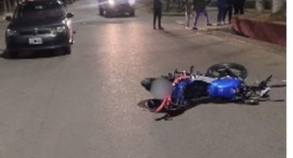 Chocaron dos motos: una joven murió