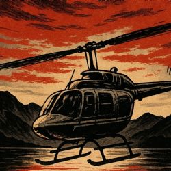 El día que un helicóptero que trabajaba para MTV se estrelló en el dique Potrerillos