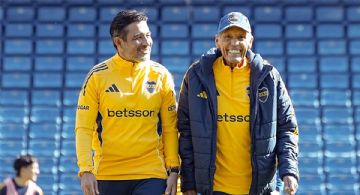 Russo volvió a los entrenamientos de Boca tras 10 días de internación