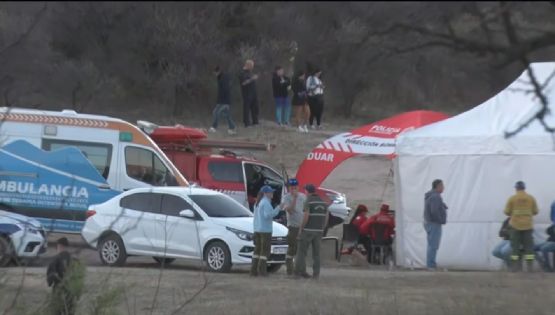 Encontraron los cuerpos Cristian Flank y su hijo de 3 años en el Dique El Cajón