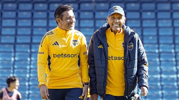 Russo volvió a los entrenamientos de Boca tras 10 días de internación