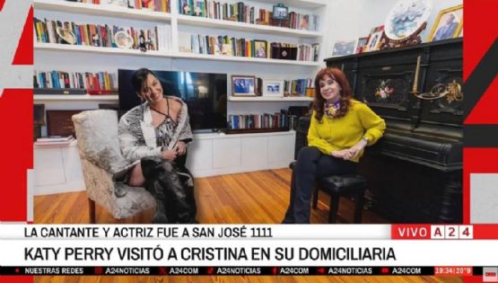 El papelón de Eduardo Feinmann: creyó que Katy Perry visitó a Cristina