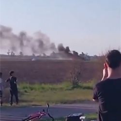 Una avioneta se estrelló durante un festival de acrobacias en Córdoba y dejó dos muertos