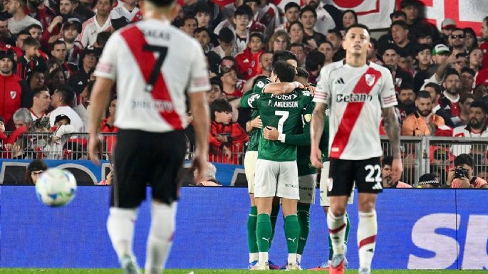 River y un duro golpe ante el Palmeiras en casa