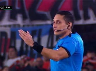 El "Baiteo" del árbitro que dirigió River-Palmeiras