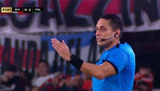 El "Baiteo" del árbitro que dirigió River-Palmeiras