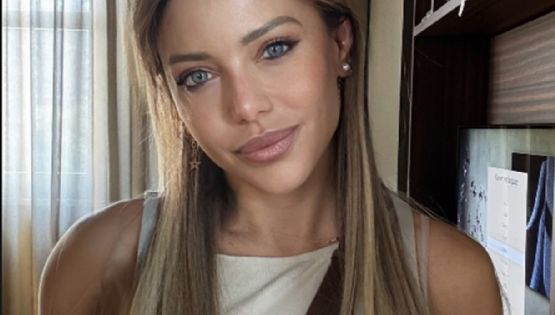 Con humor, Evangelina Anderson presentó a su novio