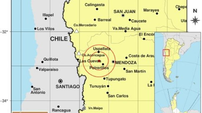 Tembló fuerte en Mendoza