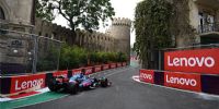 Colapinto no tuvo un buen día en el callejero del Gran Premio de Azerbaiyán.