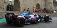 Colapinto no tuvo un buen día en el callejero del Gran Premio de Azerbaiyán.