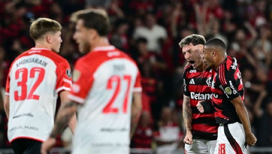 Estudiantes estaba para el cachetazo ante Flamengo y perdió sólo 2 a 1