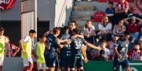 Festejo del empate de los Azules. 
