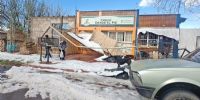 Techos colapsaron en San Carlos debido al granizo. 