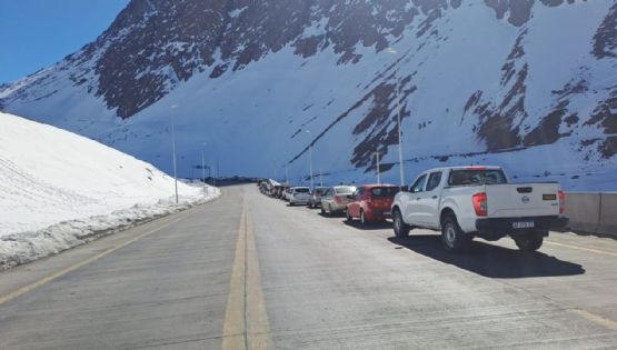 El Paso Cristo Redentor reabrió el tránsito para todo tipo de vehículos