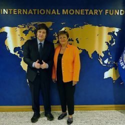 Milei inicia su agenda en Estados Unidos con reuniones con Trump y Georgieva