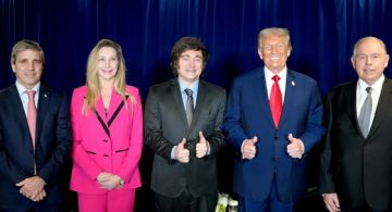 El curioso parecido del traje de Karina Milei con un icónico vestido de Marge Simpson 