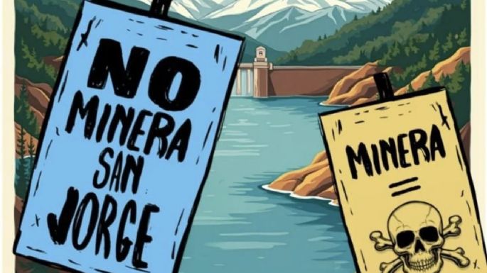 Marcha contra la minera San Jorge en el Km 0