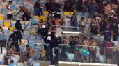 Foto ilustrativa de la nota titulada: La historia de siempre: policías brasileños pegándole a hinchas argentinos