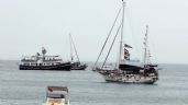 Foto ilustrativa de la nota titulada: 12 drones atacaron a la Flotilla Global Sumud que lleva ayuda para Gaza