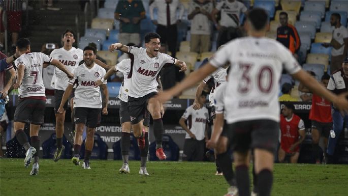 Lanús lo empató en el Maracaná y es semifinalista