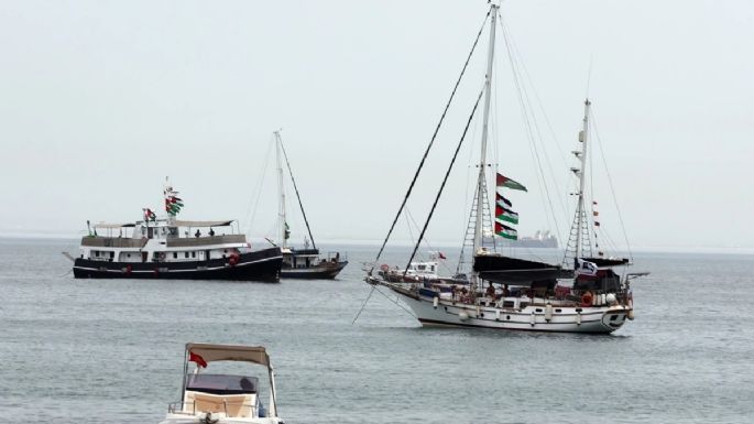 12 drones atacaron a la Flotilla Global Sumud que lleva ayuda para Gaza