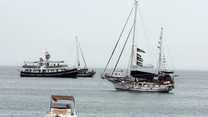 12 drones atacaron a la Flotilla Global Sumud que lleva ayuda para Gaza