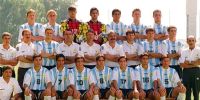 Qatar 1995. Equipazo del Sub 20 de Argentina armado por José Pekerman. 