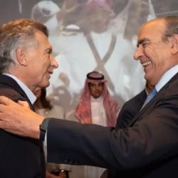 Francos se mostró con Mauricio Macri en sus redes sociales