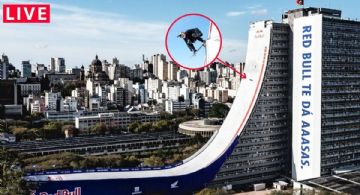 Un skater se lanzó más grande del mundo y batió dos récords Guiness en Porto Alegre